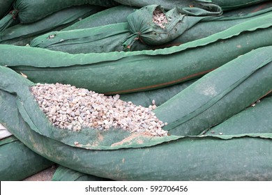 Gravel Filled Erosion Control Sandbags