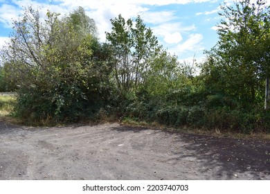 Gravel Parking Lot At A Nature Reserve