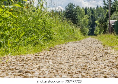 Gravel Path In Countryside