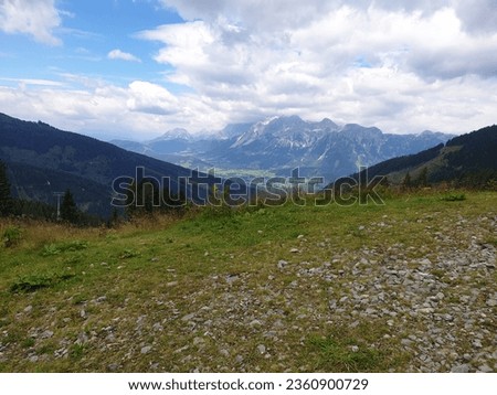 Similar – Foto Bild Spaziergang auf der Alm