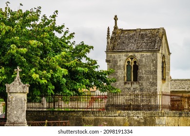 Graveyard In Coulon Town, Deux Sevres, New Aquitaine Region, France