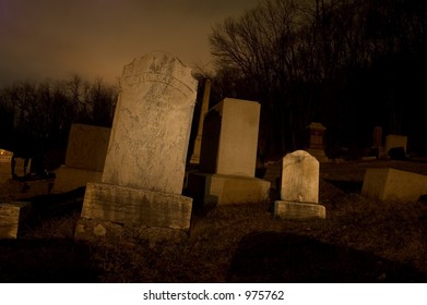 Graveyard At Night