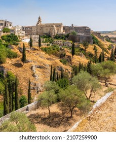 Gravina In Puglia On A Sunny Summer Day, Province Of Bari, Apulia, Southern Italy.