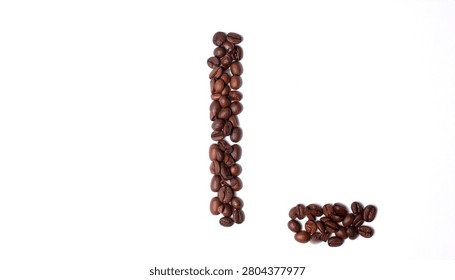 A gravity-defying, perfectly balanced architectural stack of roasted coffee beans forming a slender, elegant vertical tower.