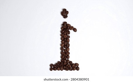 A gravity-defying, perfectly balanced architectural stack of roasted coffee beans forming a slender, elegant vertical tower.