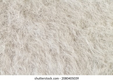 Gray alpaca fabric, mohair wool or angora textured background - Shutterstock ID 2080405039