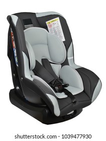 Gray Baby Car Seat With Isofix System