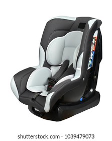 Gray Baby Car Seat With Isofix System