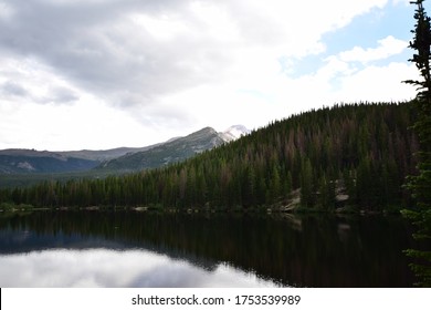 Gray And Blue Skies Meet At Estes Park, Colorado