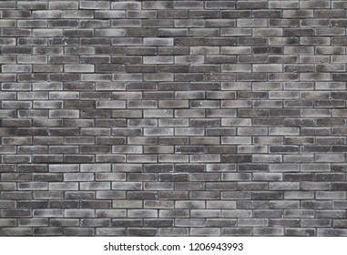 Gray Brick Texture As Background.