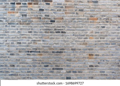 Gray Brick Wall As Texture Background