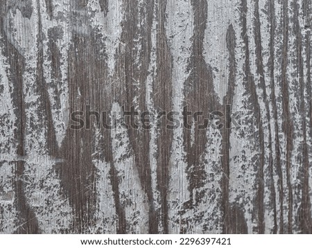 Gray and Brown Plywood with Worn White Paint Background Texture - Add your own text