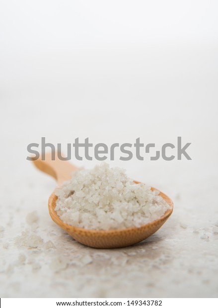 Gray Celtic Sea Salt Small Bamboo Stock Photo Edit Now 149343782