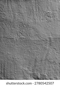 Gray cement wall texture featuring a gritty, uneven surface with horizontal grit lines and natural imperfections. Perfect for architectural visualization or grunge-style graphic design Rough gray concrete plaster surface texture background in black and white.