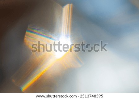 Gray defocused metallic background with light leak