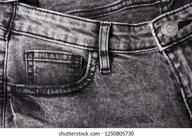 Gray denim jeans texture.