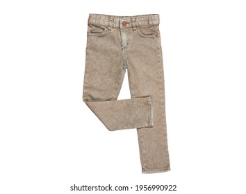 Gray Denim  Pants, Gray Fustian Pants, Grey Pants Close Up