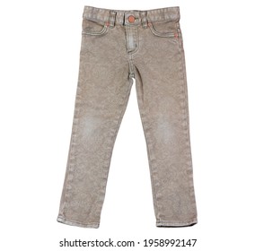 Gray Denim  Pants, Gray Fustian Pants, Grey Pants Close Up