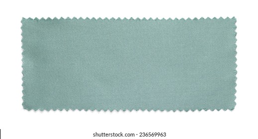 Gray Fabric Swatch Samples Isolated On White Background