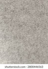 Gray Felt Fabric Texture Background with Soft Fiber Pattern