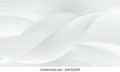 Gray halftone pattern with white line motion backdrop wallpaper. Clean Grey geometric background.