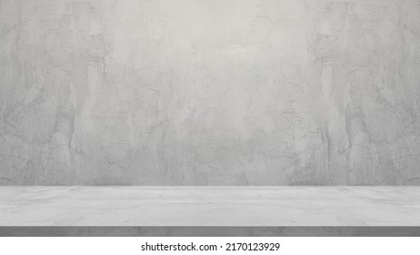 Gray horizontal decorative cement wall. Room background. Abstract wallpaper background. Backdrop. Cement floor. - Shutterstock ID 2170123929