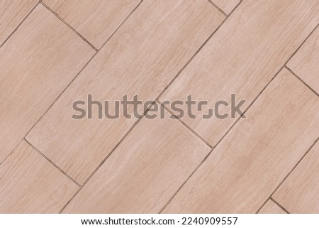 Gray light laminate diagonal stripe line tile floor texture pattern abstract background, top view.