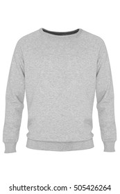 Gray, Long Sleeve Sweatshirt