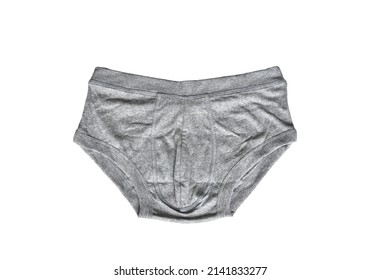 Gray Men Underwear On White Background Stock Photo 2141833277 ...