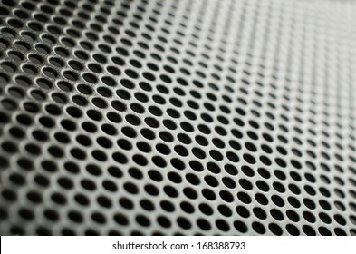 Gray Metal Speaker Mesh