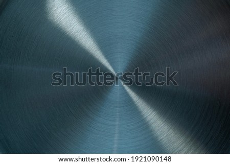 Gray metal texture of circular pattern