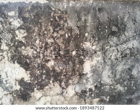Gray old wall texture dirty vintage black white gunge style background.