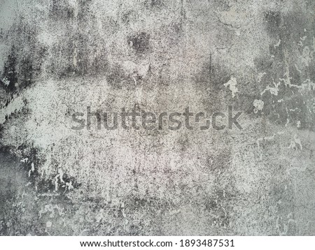 Gray old wall texture dirty vintage black white gunge style background.