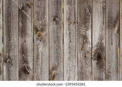 gray old wooden fence background, texture - Shutterstock ID 2395453281