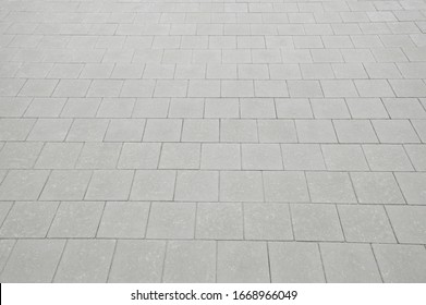 Gray Pavement Texture Background Close Up