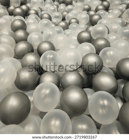 Gray Plastic Ball Pit Texture