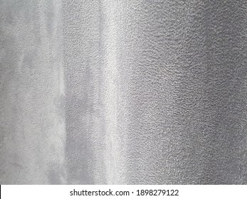 Gray polyester curtains  blackout curtains made from recycled material  Close  up