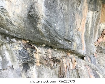 Gray rock cliffs background
