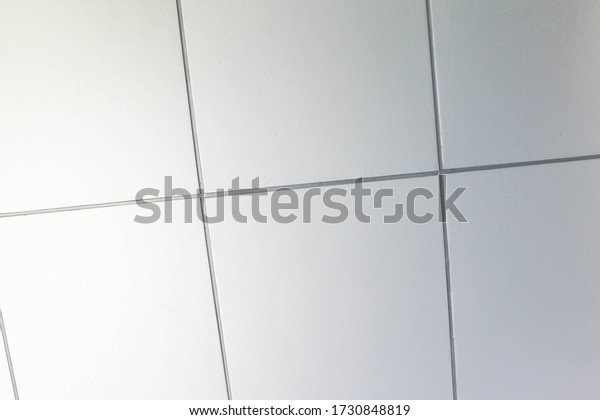 Gray room\
ceiling background with dividing\
line\
