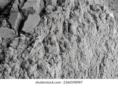 Gray sand close-up. Sand texture in full screen. Abstract background. - Shutterstock ID 2366598987