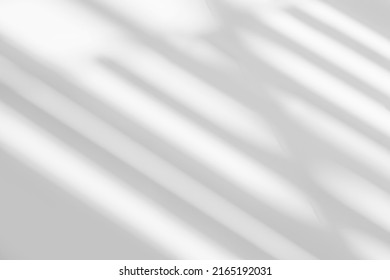 Gray Shadow And Light Blur Abstract Background On White Wall  From Window.  Architecture Stripe Dark Shadows Indoor In Room  Background, Monochrome, Shadow Overlay Effect