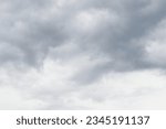 A gray sky with clouds