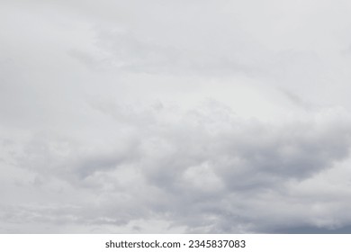 A gray sky with clouds