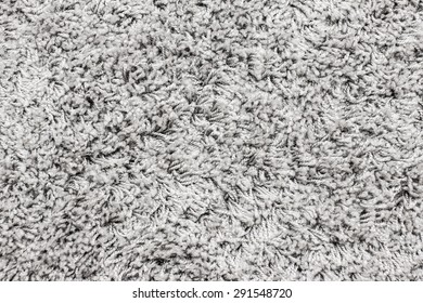 Gray Soft Plush Carpet Fiber Texture.