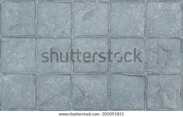 Gray Stamped Concrete Flooring Texture Natural Stock Photo