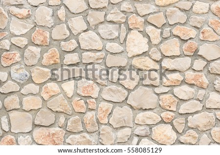 Gray stone wall background.