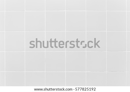 Gray tile wall clean condition with grid line texture in top view. Interior toilet wall decor by tile, Square shape of tile made from ceramic material covering wall, For texture or background etc.