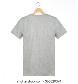 Grey T-shirt Front Back Isolated Images, Stock Photos & Vectors ...