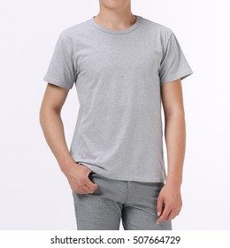 Gray T-shirt - Shutterstock ID 507664729