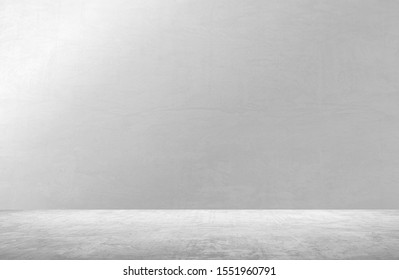 Gray wall empty room studio and cement floor used for background and display your product - Shutterstock ID 1551960791
